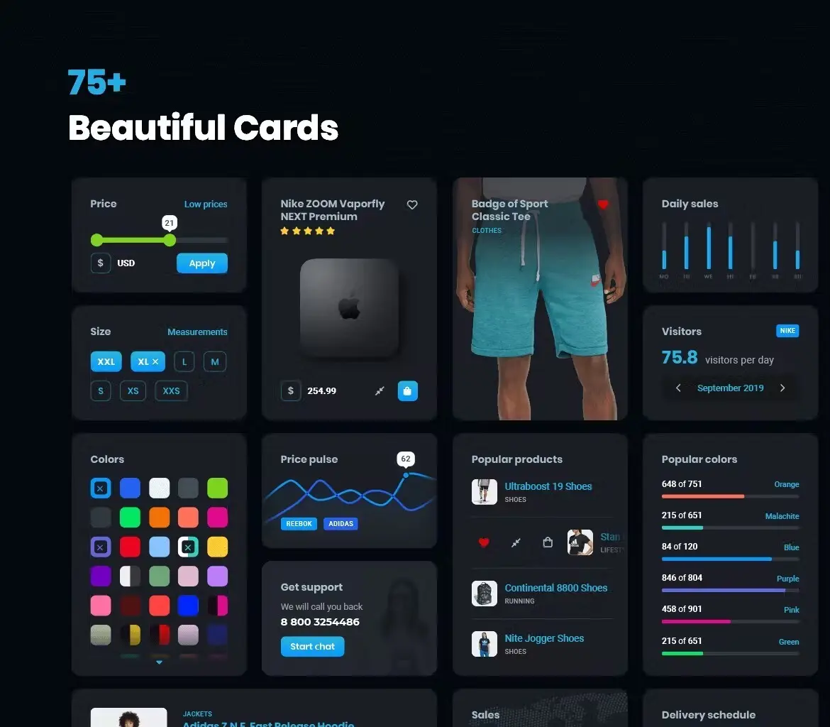 Cards – User Interface kit 14 cards user interface kit14