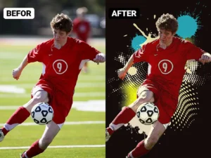 cartoon effect sports poster3