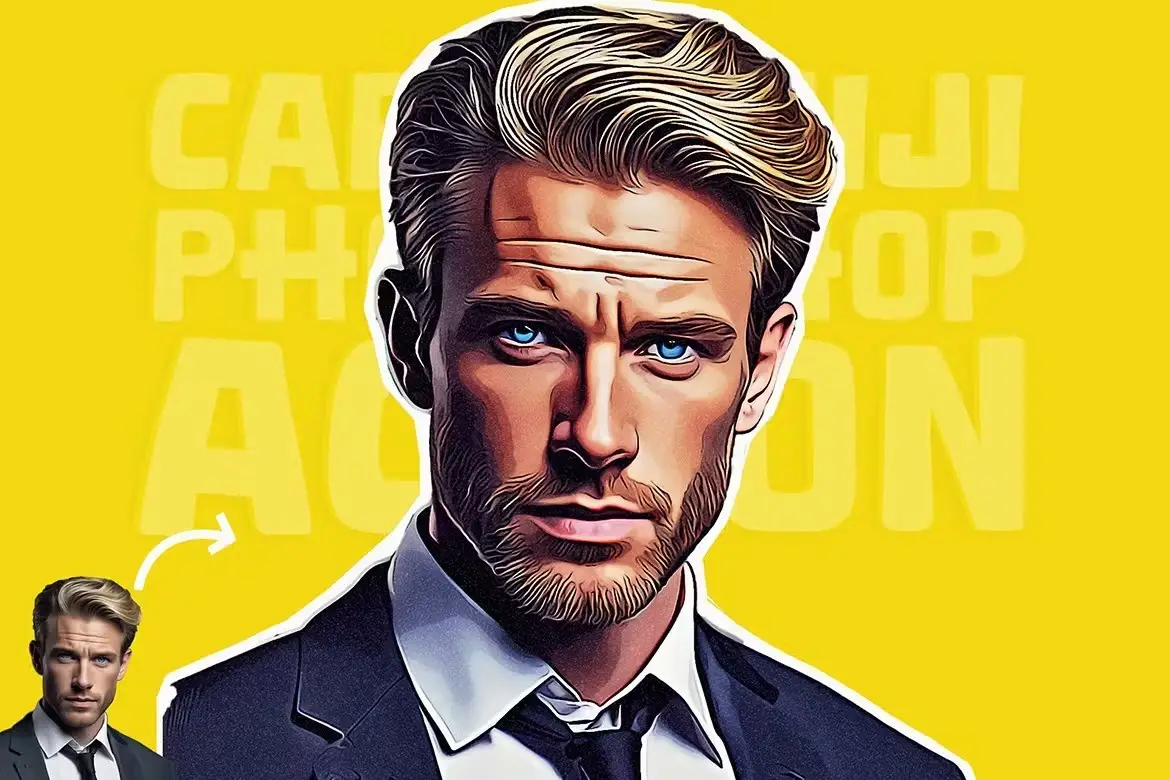 CartooNiji Photoshop Action