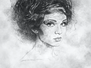 chalk sketch photoshop action 10