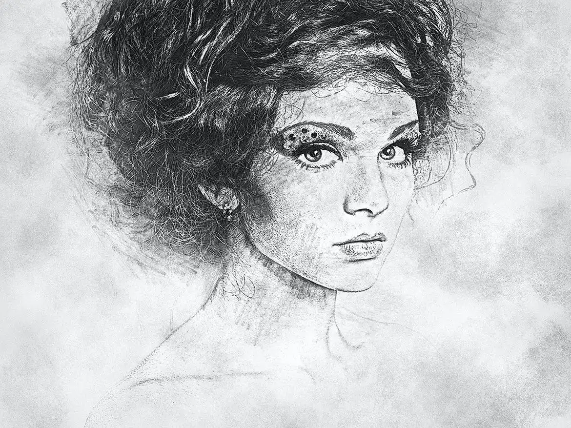 Chalk Sketch Photoshop Action