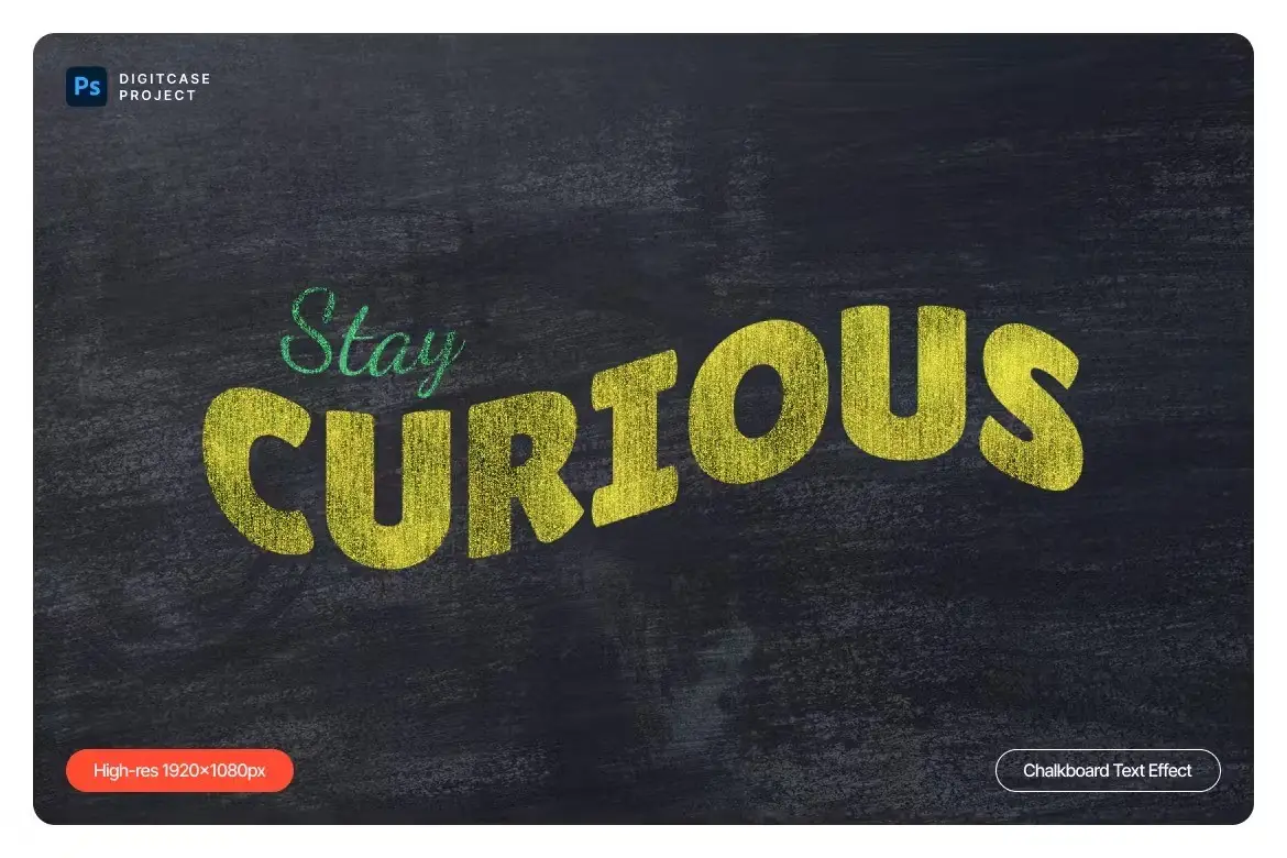 Chalkboard Text Effect 3 chalkboard text effect2