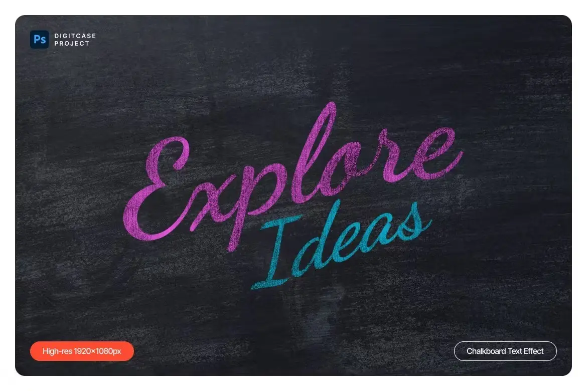 Chalkboard Text Effect 4 chalkboard text effect3