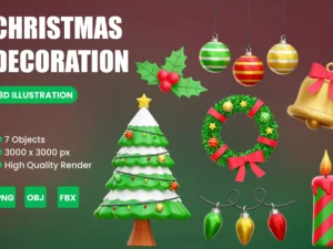christmas 3d illustration1