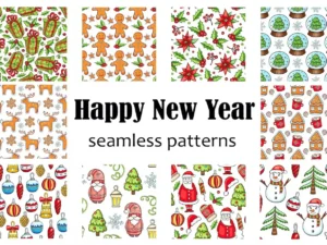 christmas and new year patterns1