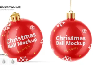 christmas ball mockup1
