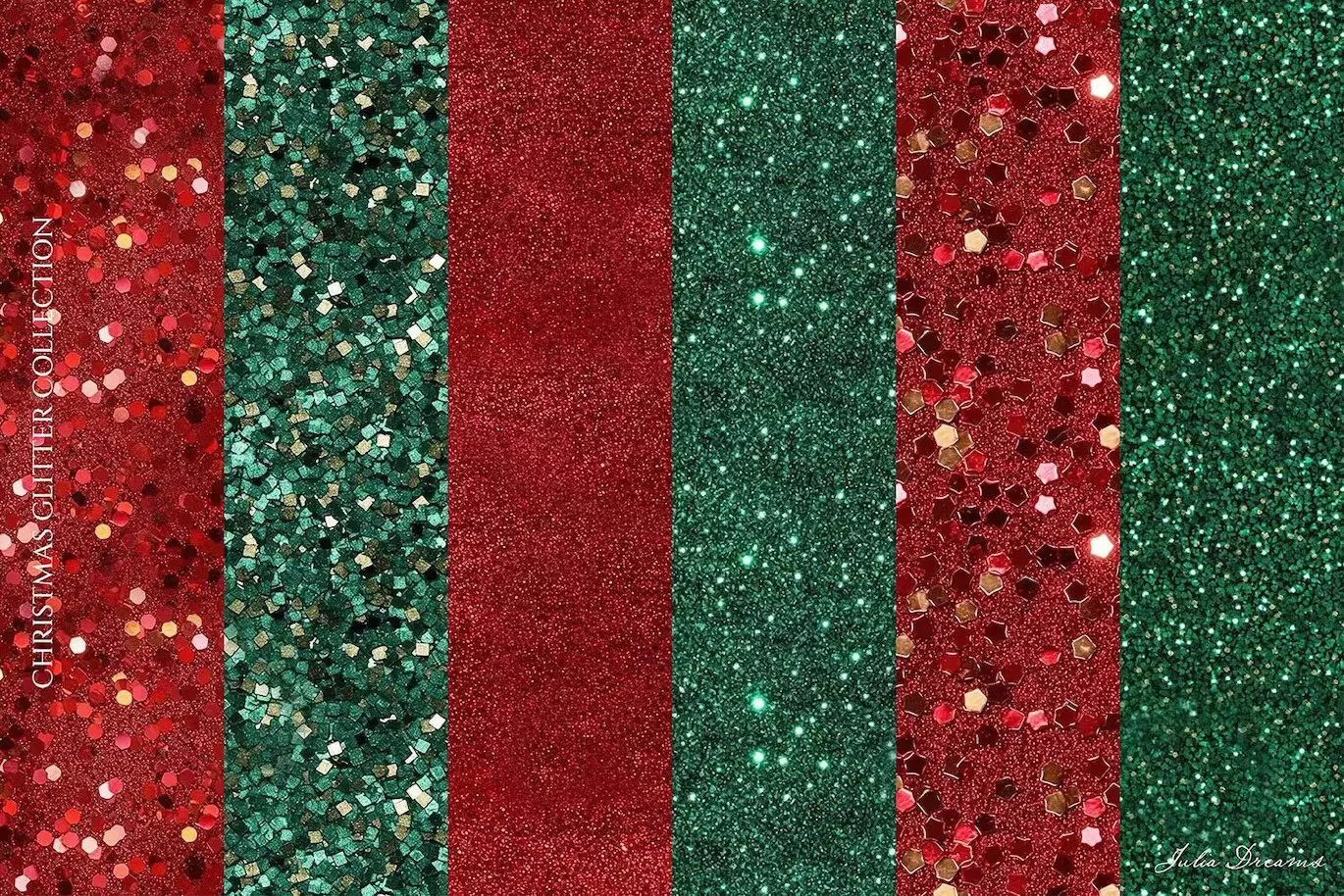Christmas Glitter Seamless Textures Papers Pattern