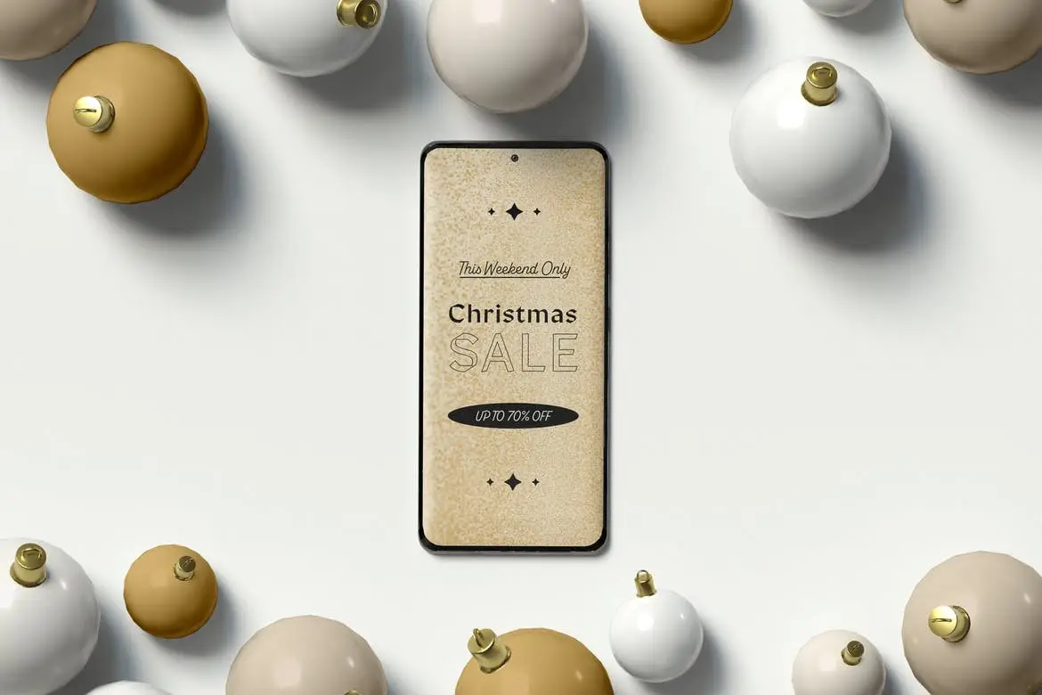 Christmas Phone Mockup 4 christmas phone mockup04
