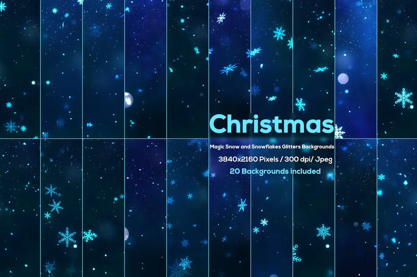 Christmas Snow and Snowflakes Backgrounds 6 christmas snow and snowflakes backgrounds5