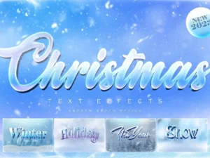 christmas text effects1