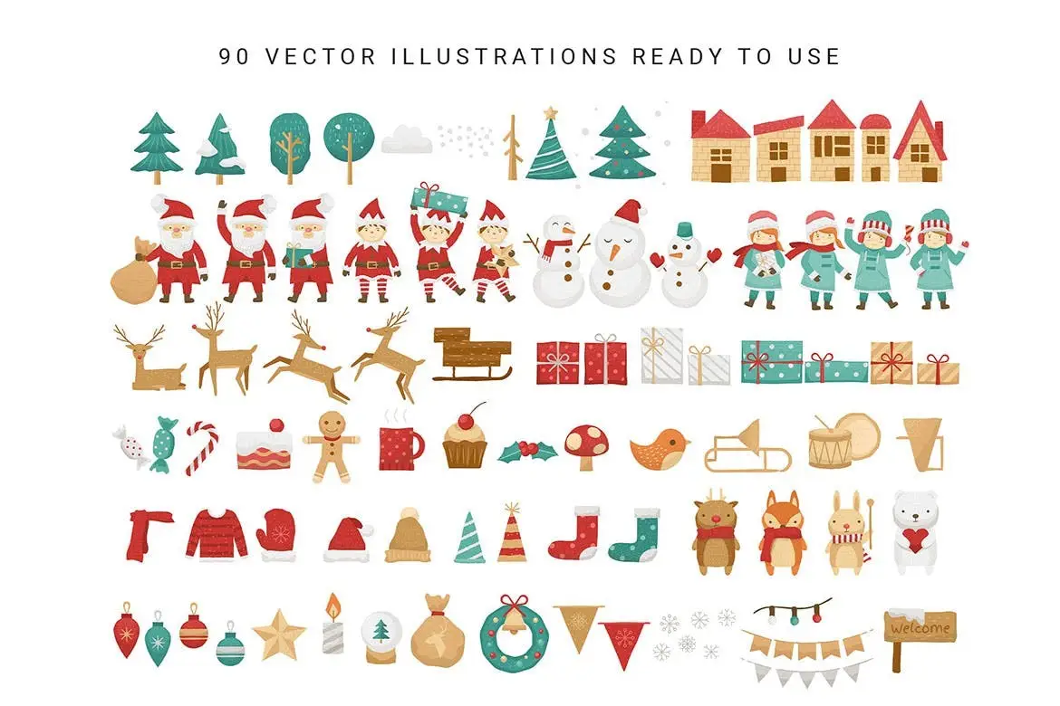 Christmas Vector Graphics & Clipart 7 christmas vector graphics clipart2
