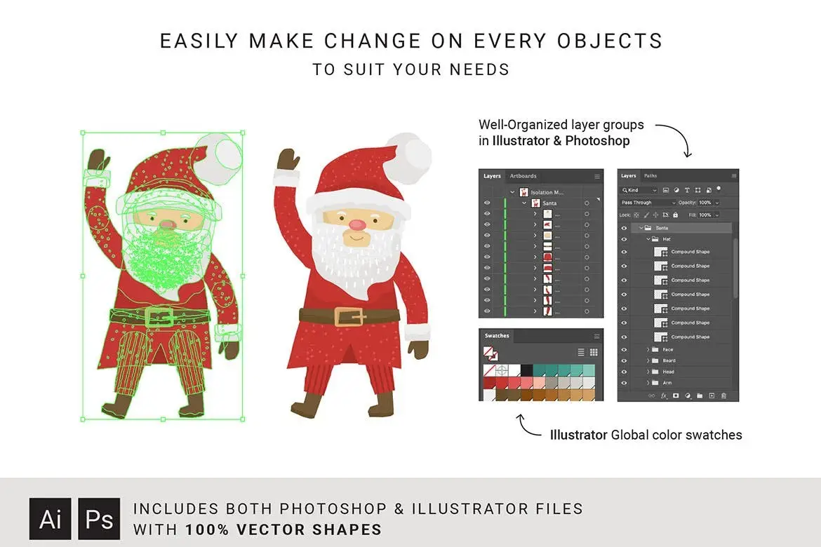 Christmas Vector Graphics & Clipart 9 christmas vector graphics clipart4