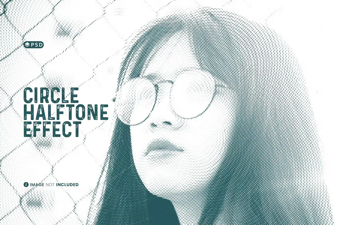Circle Halftone Photo Effect