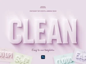 clay 3d text effect1