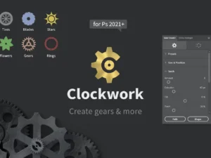 clockwork create gears more in photoshop1