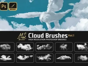 cloud photoshop brushes1