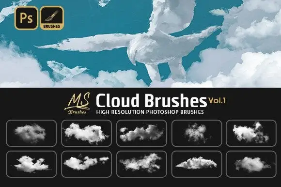 Cloud Photoshop Brushes