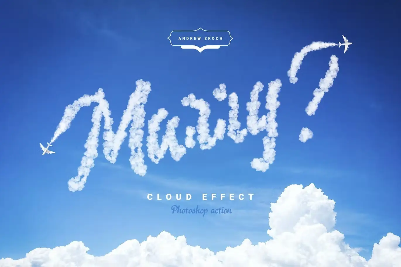 Cloud Text - Photoshop Action 4 cloud text photoshop action3