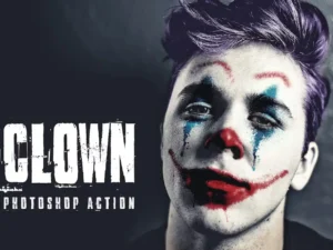 clown photoshop action1