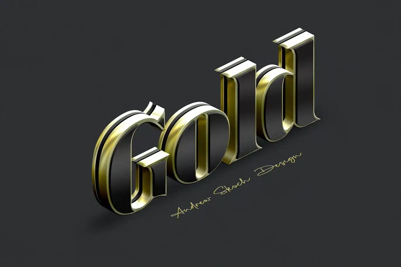 Color Metal Text Effects 4 color metal text effects3