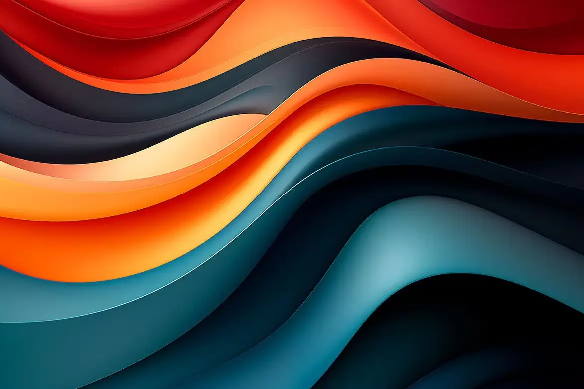 Colorful Curvy Wave Backgrounds 5 colorful curvy wave backgrounds04