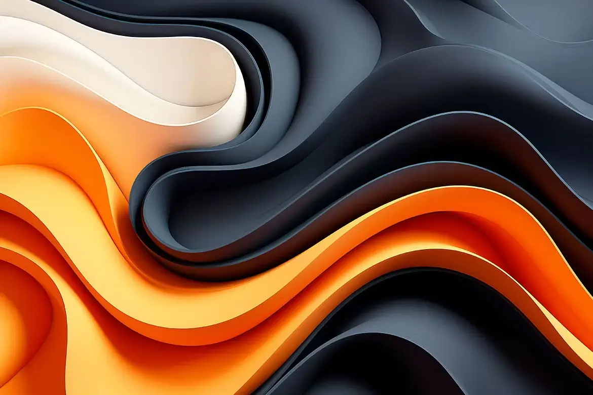 Colorful Curvy Wave Backgrounds 6 colorful curvy wave backgrounds05