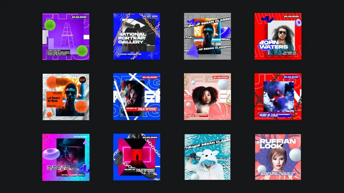 Colorful Instagram Pack