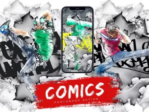 comics photoshop action1