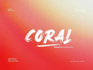coral gradient backgrounds1