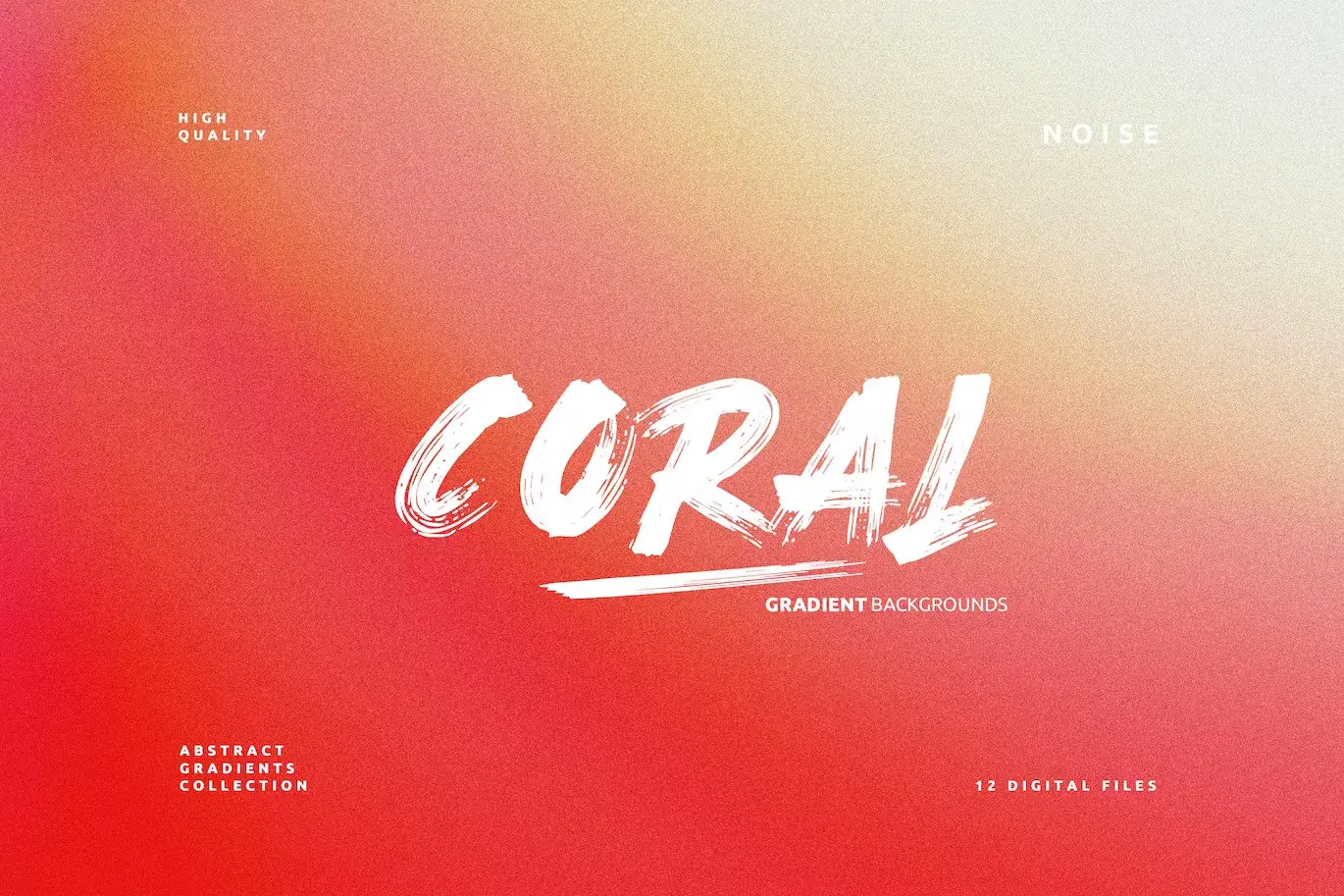 Coral Gradient Backgrounds