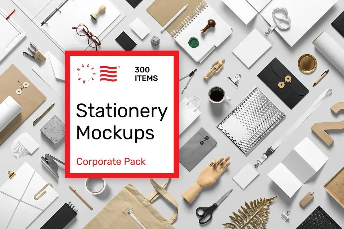 Stationery PSD Mockups - Corporate Pack