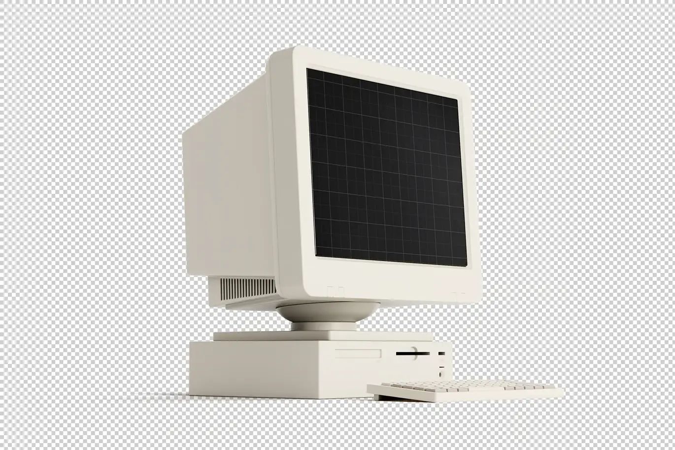 CRT Computer Monitor Mockup 4 crt computer monitor mockup 3