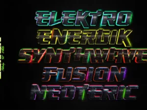 cyber 4k photoshop text effects1