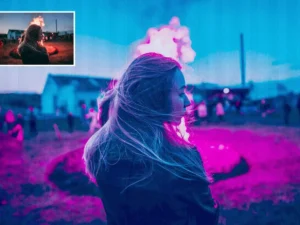 cyberpunk distortion photo effect2