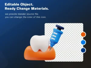 dental care 3d illustration pack2