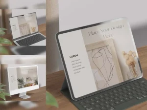 device screen mockup laptop tablet and monitor1 2