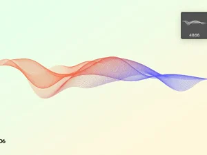 digital grid waves photoshop brushes 10