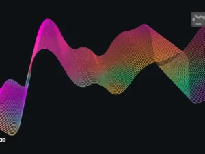 digital linear waves photoshop brushes 10