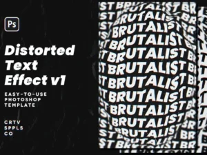 distorted text effect vol 01