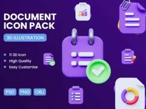 document 3d icon1