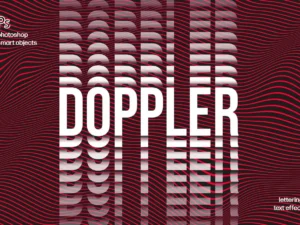 doppler distortion text effect1