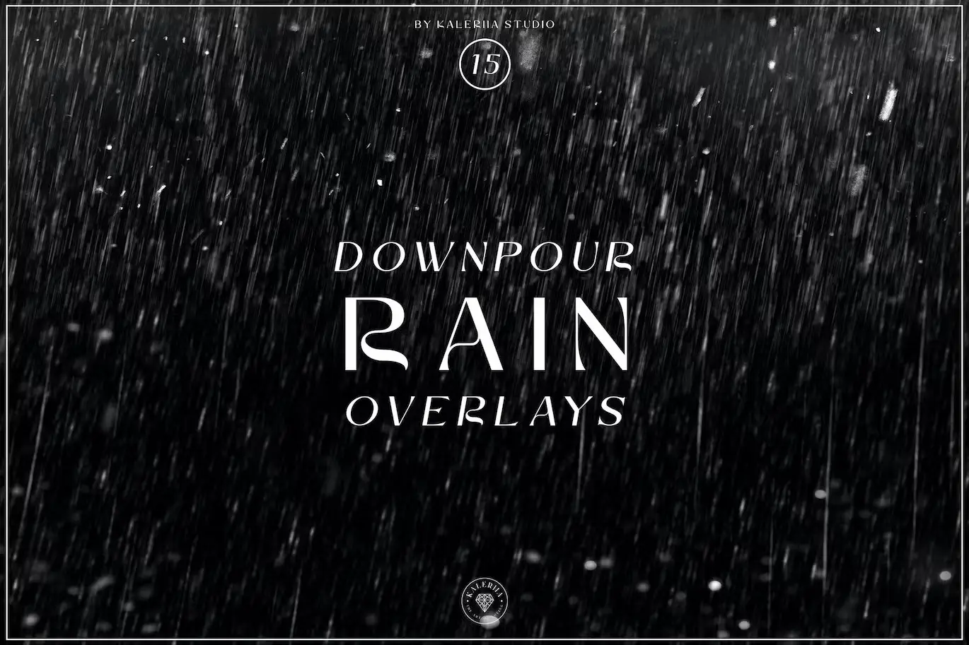Downpour Rain Overlays
