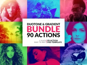 duotone and gradient actions bundle1