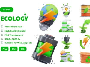 ecology 3d icons1