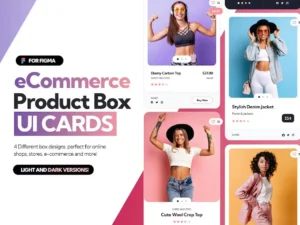 ecommerce product box ui cards for figma1