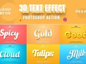 editable 3d text effects pack1