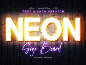 editable neon signboard1