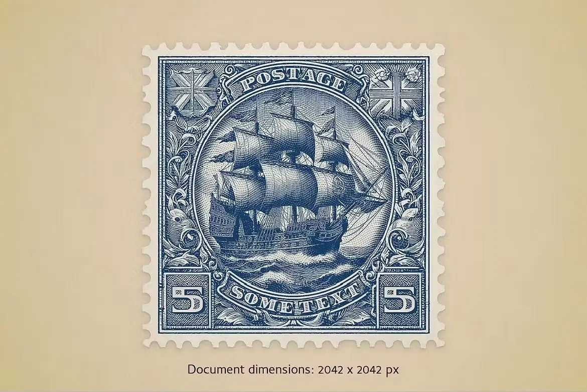 Editabe Postage Stamp Templates with Engraving FX 6 editable postage stamp templates with engraving fx5