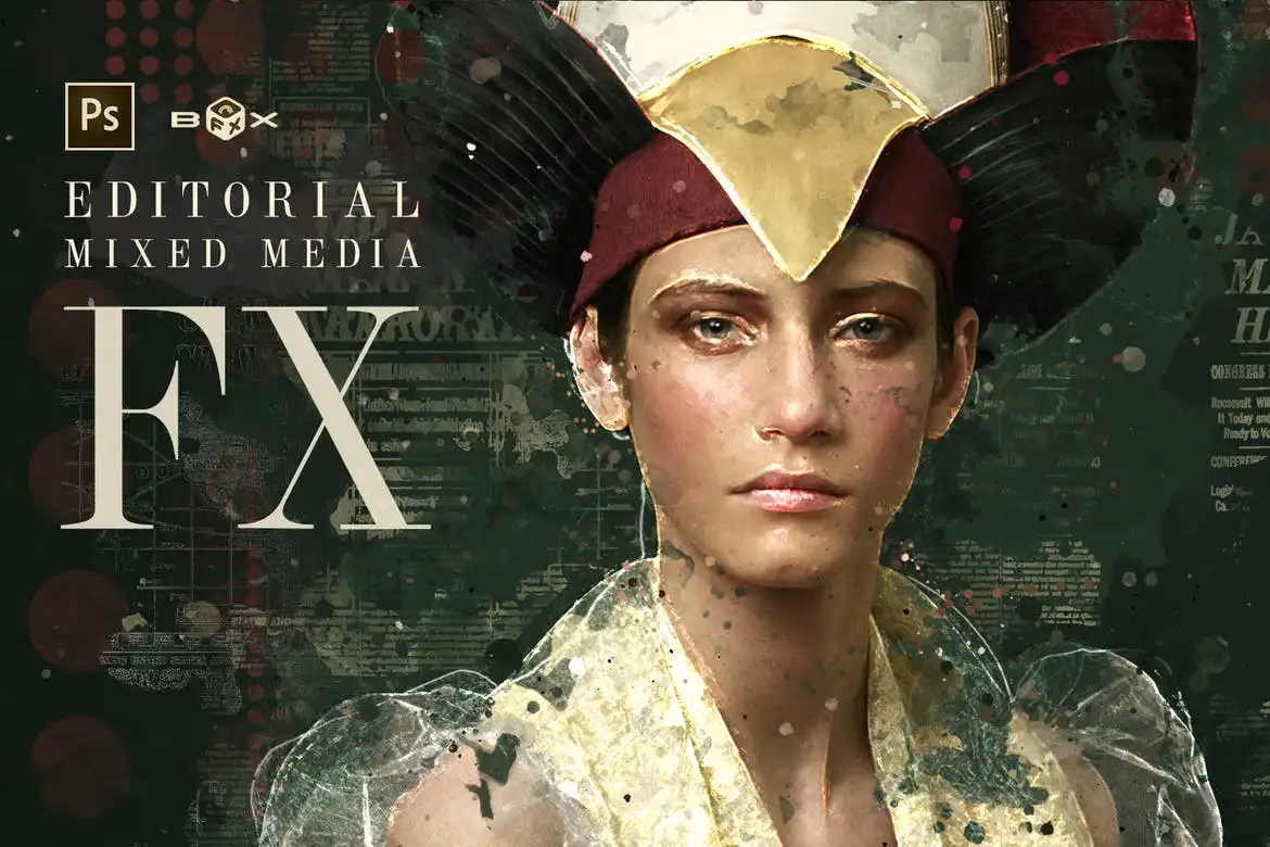 Mixed Media FX - Photoshop Action Plugin