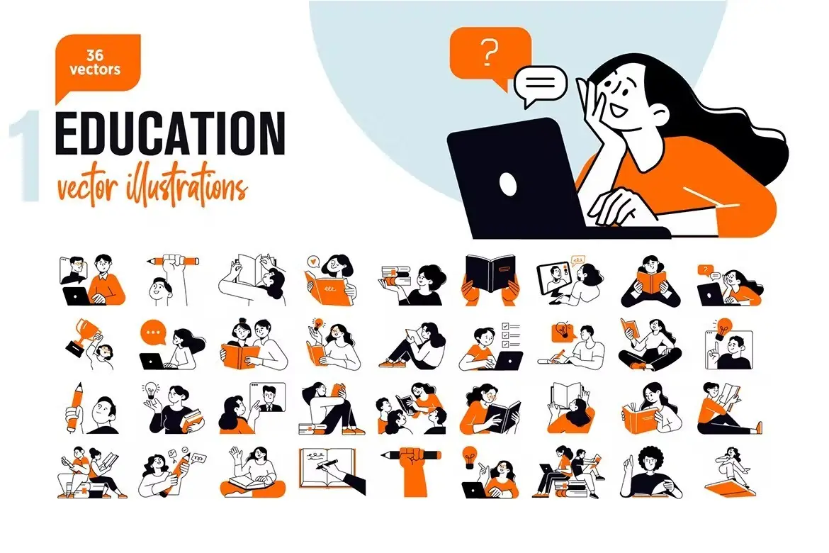 Education Concept Illustrations